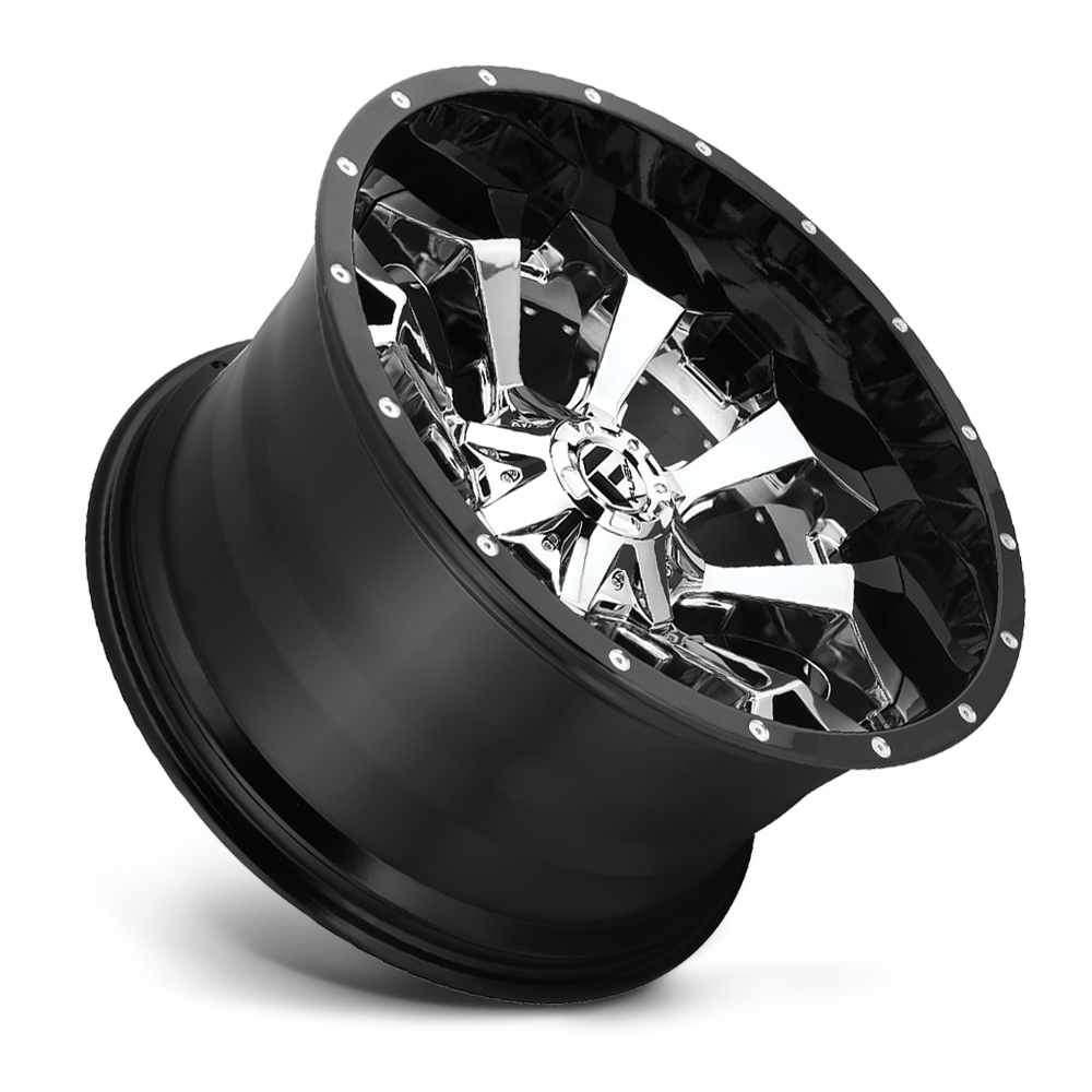 Assault Model D246      Chrome Face w/ Gloss Black Lip     20x10 / 20x12 / 22x10 / 22x12     6 / 8Lug - Image 3