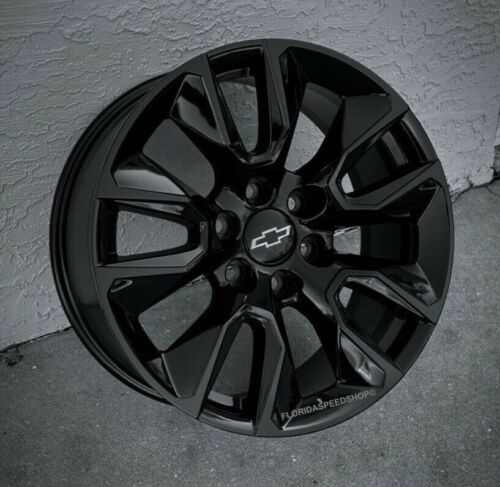 GLOSS BLACK SILVERADO/TAHOE Z71 Wheels 22X9" - Image 2