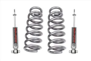 Rough Country 2 Inch Leveling Coil Springs w/N3 Shocks 09-Up RAM 1500 2WD V8 Models