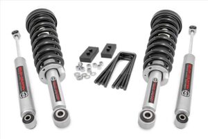 Rough Country 2 Inch Leveling Lift Kit Lifted Struts & N3 Shocks 09-13 F-150