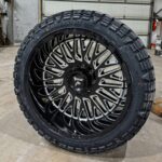 22x12 black wheels​