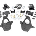 2 Inch Front Lowering Kit 4 Inch Rear Lowering Alum/Stamped Knuckle 14-18 Chevy/GMC 1500 Rough Country