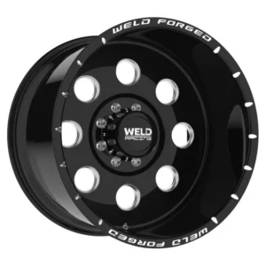 weld SS black forged wheels and tires
